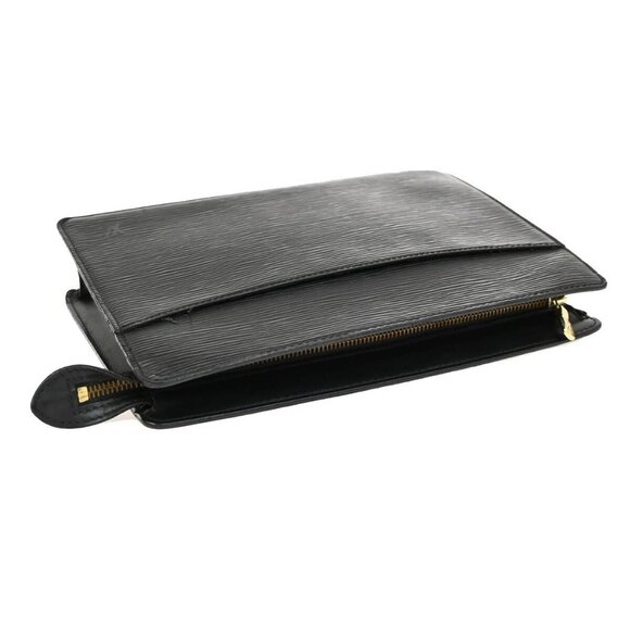 LOUIS VUITTON LV Pochette Homme Clutch Hand Bag Epi Leather Black M52522 02EE938 - Picture 5 of 15